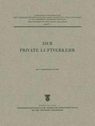 Könyv Der Private Luftverkehr 