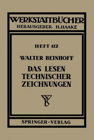 Knjiga Das Lesen technischer Zeichnungen W. Beinhoff