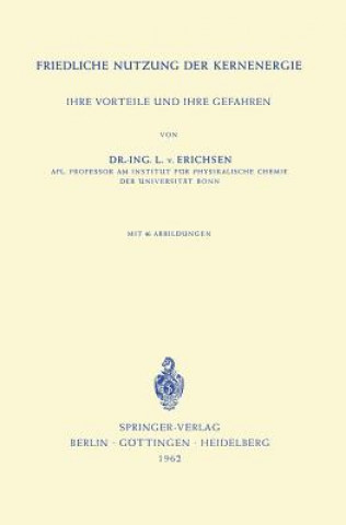 Kniha Friedliche Nutzung Der Kernenergie Lothar v. Erichsen