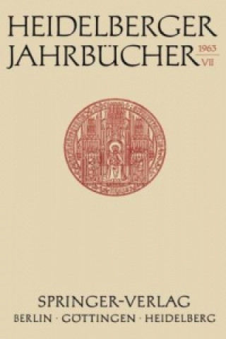 Livre Heidelberger Jahrbucher 