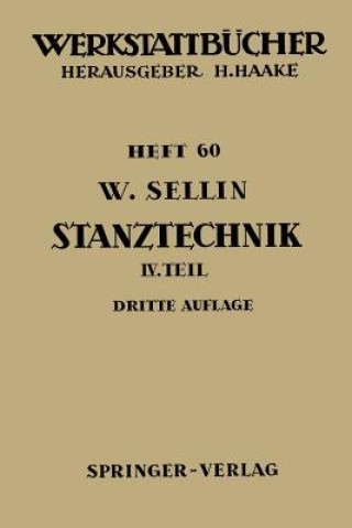 Книга Stanztechnik W. Sellin