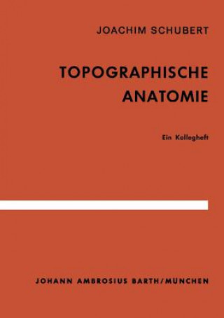 Carte Topographische Anatomie J. Schubert