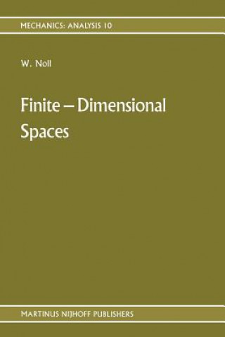 Kniha Finite-Dimensional Spaces Walter Noll