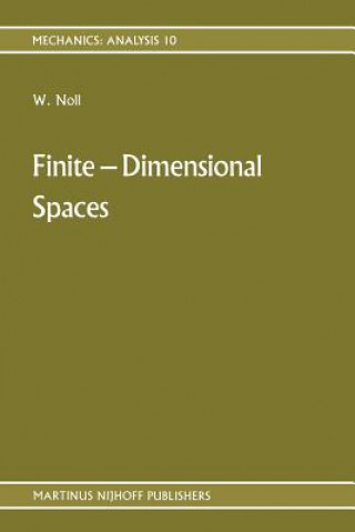 Buch Finite-Dimensional Spaces Walter Noll