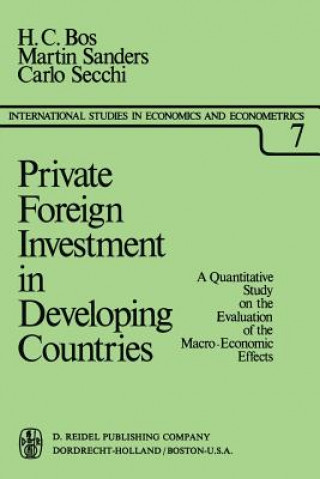 Kniha Private Foreign Investment in Developing Countries H.C. Bos