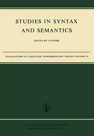 Livro Studies in Syntax and Semantics F. Kiefer