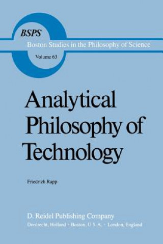 Kniha Analytical Philosophy of Technology F. Rapp