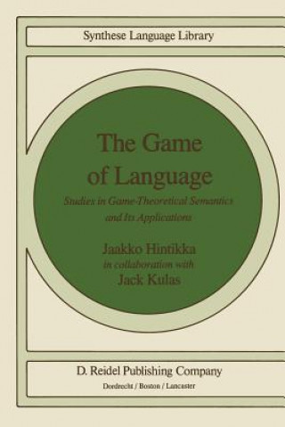 Könyv Game of Language Jaakko Hintikka