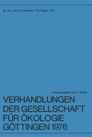 Carte Verhandlungen Der Gesellschaft Fur Okologie, Gottingen, 1976 P. Müller