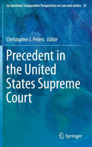 Kniha Precedent in the United States Supreme Court Christopher J. Peters