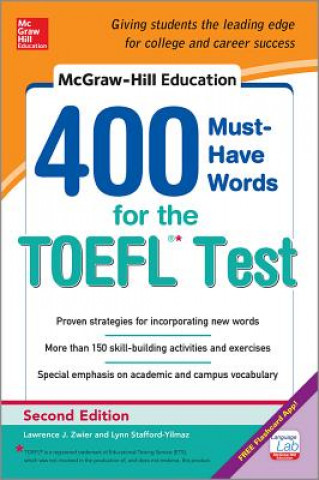 Könyv McGraw-Hill Education 400 Must-Have Words for the TOEFL Stafford Yilmaz Lynn