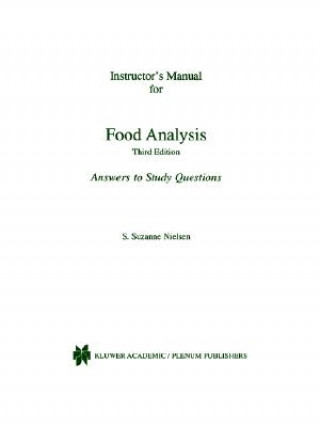 Książka Instructor s Manual for Food Analysis, 1 S. Suzanne Nielsen