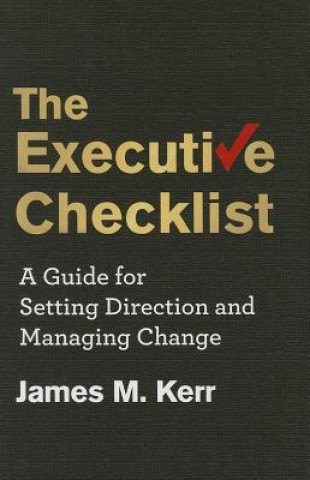 Knjiga Executive Checklist Kerr James M