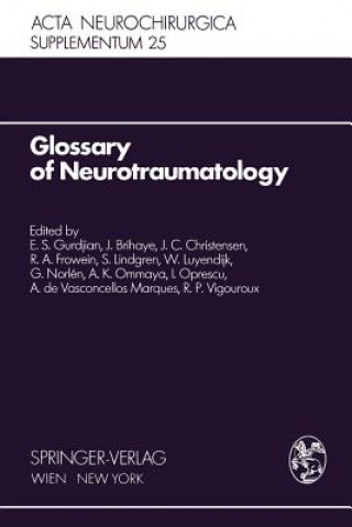 Kniha Glossary of Neurotraumatology E.S. Gurdjian