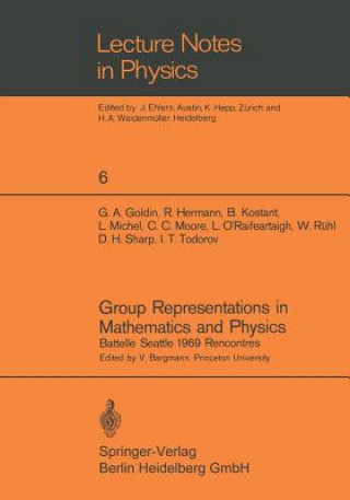 Livre Group Representations in Mathematics and Physics V. Bargmann