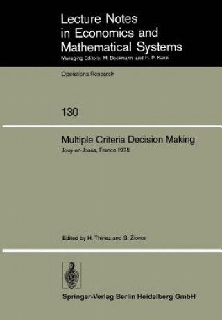 Kniha Multiple Criteria Decision Making H. Thiriez