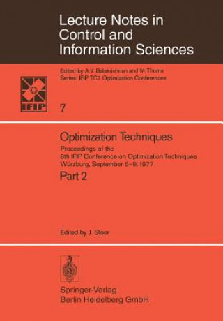 Könyv Optimization Techniques II J. Stoer