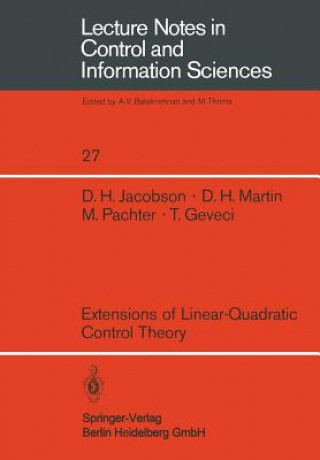 Kniha Extensions of Linear-Quadratic Control Theory D. H. Jacobson