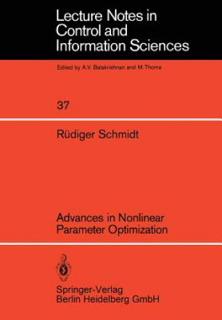 Carte Advances in Nonlinear Parameter Optimization R. Schmidt
