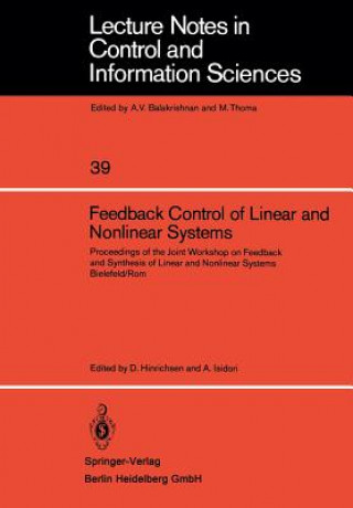 Könyv Feedback Control of Linear and Nonlinear Systems D. Hinrichsen