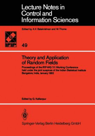 Book Theory and Application of Random Fields G. Kallianpur