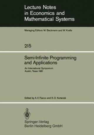 Book Semi-Infinite Programming and Applications A.V. Fiacco