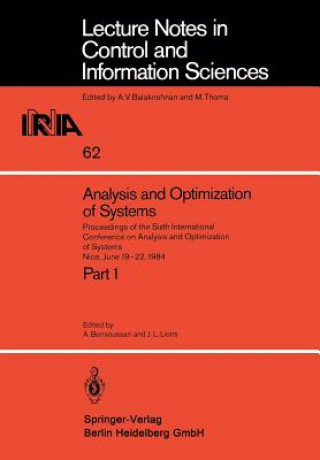 Book Analysis and Optimization of Systems A. Bensoussan