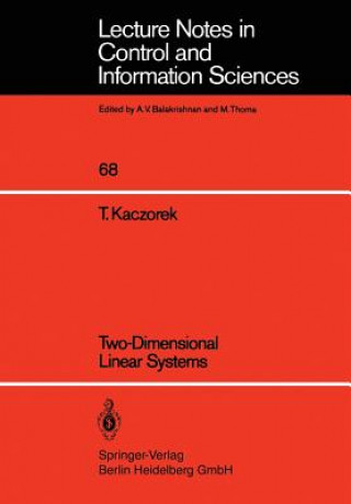 Book Two-Dimensional Linear Systems T. Kaczorek