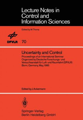 Kniha Uncertainty and Control Jürgen Ackermann