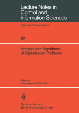 Carte Analysis and Algorithms of Optimization Problems Kazimierz Malanowski