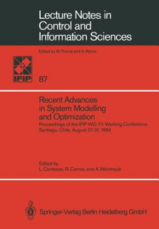 Könyv Recent Advances in System Modelling and Optimization Luis Contesse