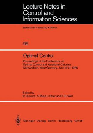 Book Optimal Control Roland Bulirsch