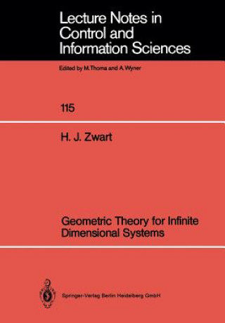 Könyv Geometric Theory for Infinite Dimensional Systems Hans J. Zwart