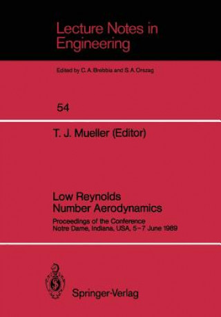 Kniha Low Reynolds Number Aerodynamics Thomas J. Mueller