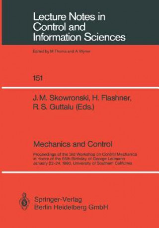 Książka Mechanics and Control J.M. Skowronski