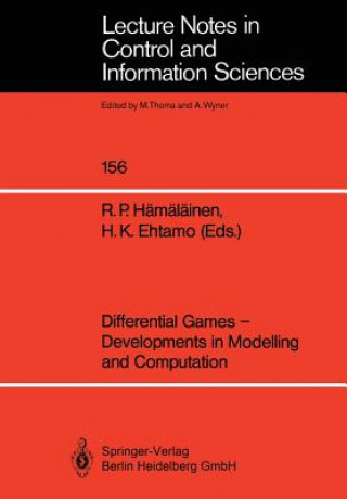 Книга Differential Games - Developments in Modelling and Computation Raimo P. Hämäläinen