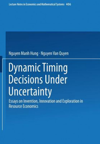 Buch Dynamic Timing Decisions Under Uncertainty Nguyen M. Hung