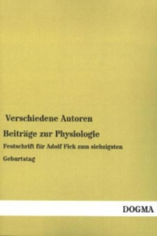 Kniha Beiträge zur Physiologie erschiedene Autoren