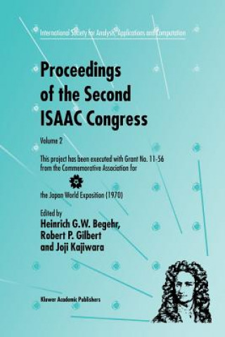 Kniha Proceedings of the Second ISAAC Congress Heinrich G.W. Begehr