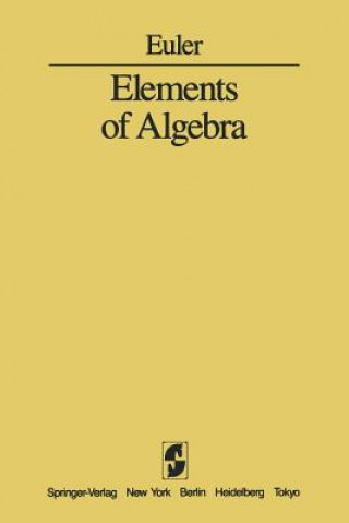 Kniha Elements of Algebra L. Euler