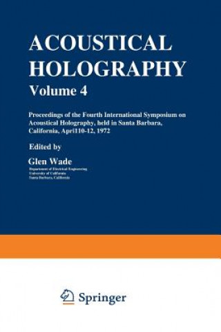 Kniha Acoustical Holography Glen Wade
