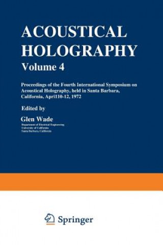 Book Acoustical Holography Glen Wade