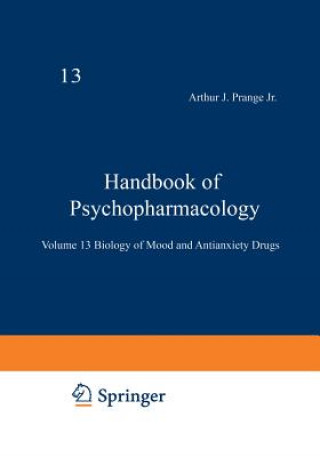 Könyv Handbook of Psychopharmacology Leslie Iversen