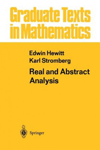 Könyv Real and Abstract Analysis Edwin Hewitt