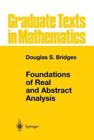 Książka Foundations of Real and Abstract Analysis Douglas S. Bridges