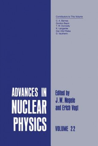 Könyv Advances in Nuclear Physics J.W. Negele