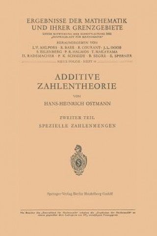 Książka Additive Zahlentheorie Hans-H. Ostmann