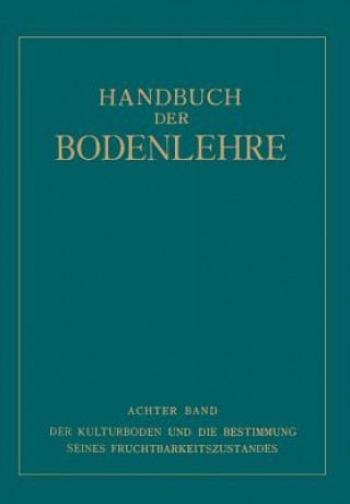 Könyv Kulturboden Und Die Bestimmung Seines Fruchtbarkeits&#438;ustandes NA Gehring