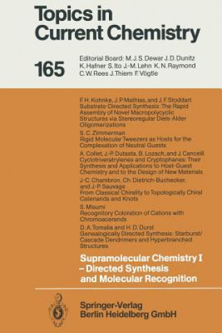 Kniha Supramolecular Chemistry I - Directed Synthesis and Molecular Recognition Edwin Weber