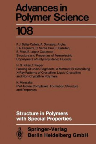 Knjiga Structure in Polymers with Special Properties H.-G. Zachmann